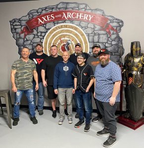 bachelor parties at Axes and Archery in Salem, NH